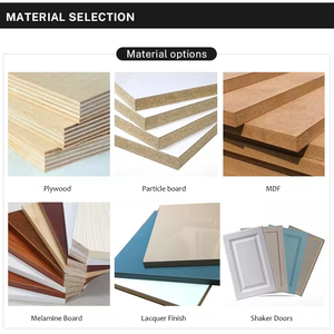 <span class=keywords><strong>Armoire</strong></span> murale contemporaine élégante - Dressing sur mesure en bois foncé avec éclairage LED intelligent pour maison de luxe - Product Image 6