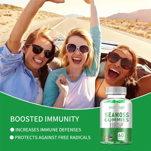 ASAP OEM, Etiqueta Privada, vitaminas orgánicas veganas, gomitas de raíz de bardana de musgo de mar irlandés, gomitas de musgo de mar - Product Image 5