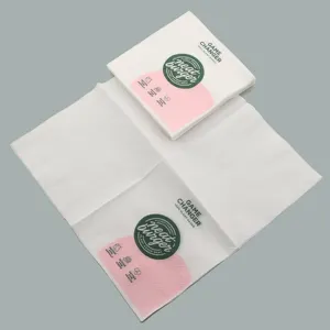 Serviettes de table en papier personnalisées, lot de 8 pièces, avec impression de logo