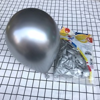 Vente Flash - Ballons en Latex Métalliques Chromés de Haute Qualité 12 Pouces - Or, Argent, Rose Rouge, Bleu, Vert, Violet