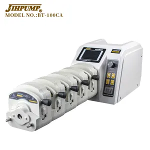 JIHPUMP 110v 220v Small Arduino Digital Peristaltic Pump for High Flow Pressure Filling Machine Dispensing Water Liquid Dosing