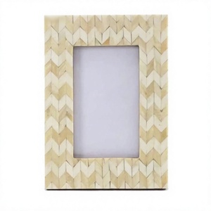 Marco de Fotos Ecológico de MDF con Incrustaciones de Hueso y Resina, Nuevo Diseño, Decorativo para Hogar, Hotel y Oficina - Product Image 1