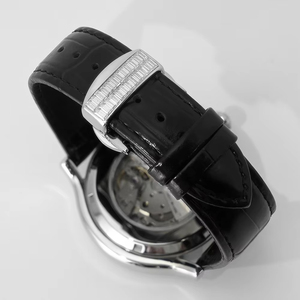 <span class=keywords><strong>Montre</strong></span> de luxe haut de gamme avec grand cadran, design élégant, en moissanite VVS, étanche, <span class=keywords><strong>bracelet</strong></span> en <span class=keywords><strong>cuir</strong></span>, pour homme, sertie de diamants - Product Image 5