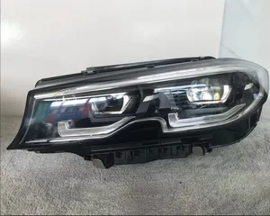 Lampu depan LED mobil BMW 3 Series G28 2019 -2022, suku cadang otomotif sistem pencahayaan otomatis lampu depan LED