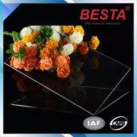 Plaque acrylique transparente résistante aux UV de qualité supérieure, feuilles d'acrylique plastique épaisses et durables pour panneaux de construction architecturale