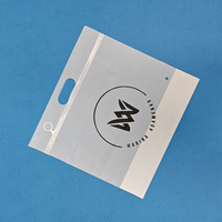Sac fourre-tout en plastique avec fermeture éclair, poignée et impression personnalisée en gravure, couleurs sur mesure, réutilisable