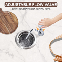 Ensemble d'évier Dipper Well avec robinet à débit constant en laiton pour station de café, lait et thé
