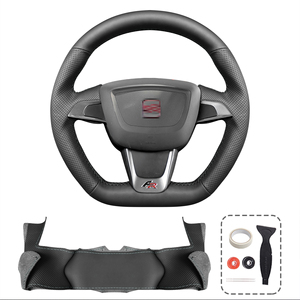 Vente d'usine - <span class=keywords><strong>Housse</strong></span> <span class=keywords><strong>de</strong></span> <span class=keywords><strong>volant</strong></span> en cuir cousue à la main pour la décoration intérieure des sièges - Product Image 5