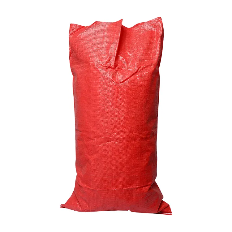Factory Supply 25kg Red Polypropylene PP Woven Sacks For Carrot