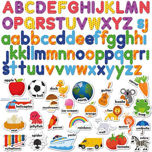 Figurines éducatives contemporaines en mousse souple de taille moyenne, animaux, légumes, véhicules, lettres magnétiques de l'alphabet pour les tout-petits - Product Image 6