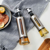 Bouteille en verre de 500 ml (16 oz) pour huile d'olive, vinaigre, sauce, huileur de cuisine, cruche à condiments – Vente en gros