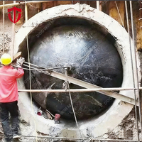 Bouchon gonflable en caoutchouc pour tuyau d'égout, joint d'étanchéité pneumatique en caoutchouc, airbag pour pipeline