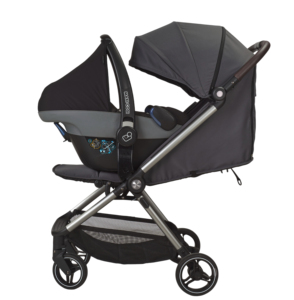 Poussette bébé compacte légère en aluminium 3 en 1, pliable automatiquement, système de voyage pour bébé, poussette - Product Image 5