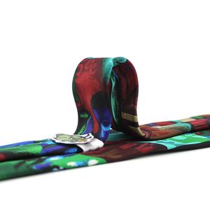 China, venta al por mayor, nueva colección de corbatas para hombre, corbata personalizada hecha a mano, diseño de arte creativo abstracto, corbatas de seda impresas alucinógenas - Product Image 5