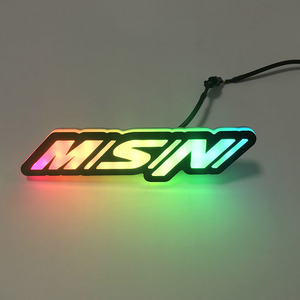 Nhà máy tùy chỉnh Cửa hàng xe kinh doanh logo RGB LED huy hiệu Biểu tượng logo cho lưới tản nhiệt phía trước - Product Image 4