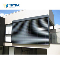 Volets horizontaux et verticaux Style moderne Fenêtres à persiennes Aluminium Volet d'évacuation