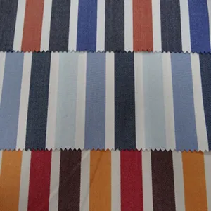 Factory Custom 180gsm atmungsaktive gewebte T/R Spandex Garn gefärbte Karos toffe für Kleid