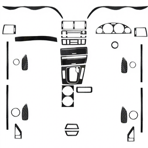 Для BMW <span class=keywords><strong>E46</strong></span> 1998-2005 отделка салона из углеродного волокна полный комплект автомобильных аксессуаров <span class=keywords><strong>Dash</strong></span> LHD/RHD наклейка - Product Image 1