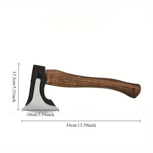 Di alta qualità classico sdoppiamento <span class=keywords><strong>assi</strong></span> in <span class=keywords><strong>legno</strong></span> di quercia carbonizzata Hatchets manici in acciaio di grado fatto da te offerto Spot Clearance prezzo - Product Image 3