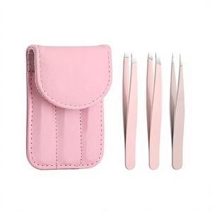 Kit de Pinzas de Belleza Profesional 3 en 1, Juego de Pinzas para Pestañas para Cuidado Personal, 3 Piezas - Product Image 1