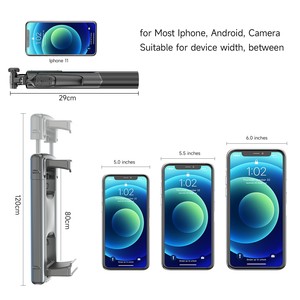 Nhà máy trực tiếp Hot Bán có thể gập lại <span class=keywords><strong>Selfie</strong></span> <span class=keywords><strong>Stick</strong></span> Tripod đứng với không dây điều khiển từ xa cho điện thoại thông minh phổ nhỏ gọn - Product Image 4