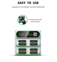 Station de location de batteries externes partagées 2025 – Distributeur automatique de batteries externes 22,5 W 6000 mAh/8000 mAh pour recharge rapide de téléphones portables