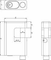JIXIN Cadenas en laiton de haute sécurité avec clés en vrac Nouveau design 90mm 95mm 100mm