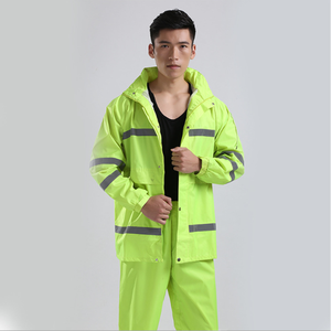 맞춤형 로고 EN471 ANSI 클래스 <span class=keywords><strong>3</strong></span> 도로 반사 안전 재킷 바지 후드 세트 방수 통기성 심실링 고시인성 - Product Image 5