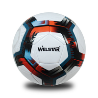 Ballon de Foot PVC Coloré Design Populaire 2026, Logo Personnalisé pour Entraînement et Matchs, Taille Officielle 5