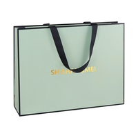 Le vert menthe est la nouvelle couleur tendance pour les sacs vestimentaires pastel neutres avec des finitions noires et un logo doré, idéal pour les tenues de resort et la mode printanière.