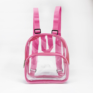Custom Wholesale OEM Unisex Transparent Workbag Travel <strong>Heavy</strong> <strong>Duty</strong> PVC Kids Waterproof School <strong>Backpack</strong> with Zipper - Product Image 5