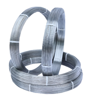 Fil d'acier galvanisé à froid, entièrement dur, sans paillettes, revêtu de zinc-aluminium, norme AISI, 2,4*3,0 mm, pour treillis de vignoble