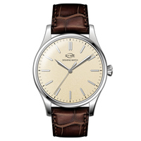 9015 mouvement mécanique de luxe hommes montre-bracelet en acier inoxydable