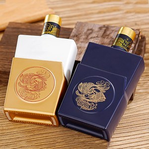 <span class=keywords><strong>Botella</strong></span> cuadrada de cerámica de imitación para vino, <span class=keywords><strong>botella</strong></span> de licor de 500ml, para vodka, <span class=keywords><strong>tequila</strong></span>, brandy, whisky, <span class=keywords><strong>blanco</strong></span>, negro y <span class=keywords><strong>azul</strong></span> - Product Image 2