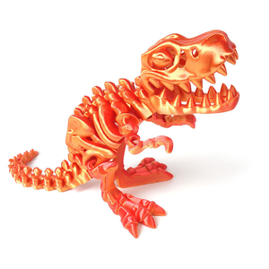 Figura de Dinosaurio Tiranosaurio Rex Impresa en 3D de Pangoo, Esqueleto de Plástico, Regalo Temático de Animales, Juguete Artesanal, Escala 1/12, Edades 7+ - Product Image 2