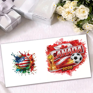 Tarjetas de Felicitación con Diamantes DIY - Artículos para Fiestas de Fútbol, Tarjetas del Torneo de Fútbol de América del Norte 2026 - Product Image 3