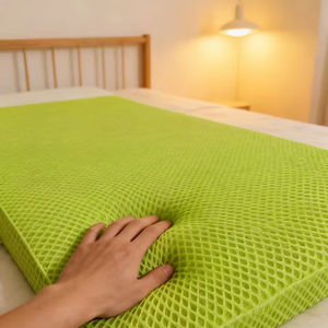 Tek yatakhane yatakları için hızlı geri tepme ve sessiz destek ile 4D karbon Fiber malzeme yapılmış dayanıklı ve nefes alabilen yatak - Product Image 1