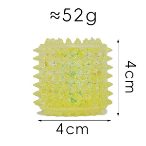Nouveau jouet anti-stress créatif en forme de boule à picots, écologique, couleur bonbon, paillettes, silicone, jouet promotionnel - Product Image 6
