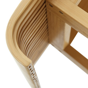 [Custom Made by Manufacturer] <b>Bamboo</b> Curved Seat Bar <b>Stool</b> with Arc Design - Product Image 2