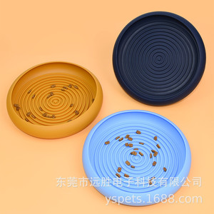 Bol pour chien en silicone rond à alimentation lente, anti-étouffement, diamètre 200 mm - Product Image 3