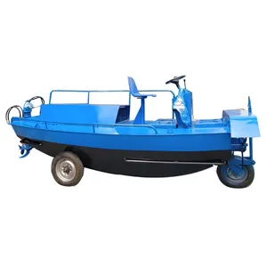 Keda Water Weed Cutting Machinery Grass Crushing Boat Aquatic Weed Crusher Boat