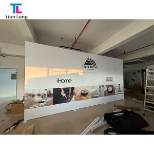 Dễ dàng thiết lập xách tay tùy chỉnh gian hàng khuyến mãi vải polyester hiển thị 10x20 nhôm seg LED Pop Up quảng cáo hộp Đèn - Product Image 2