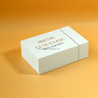 Boîte d'emballage de cadeau de tiroir coulissant avec manchon extractible rigide en papier de carton personnalisé de haute qualité