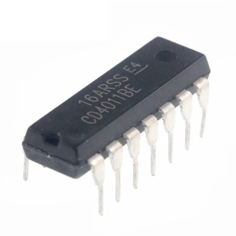 CD4011B Logic Single Chip Microcomputer Chip IC DIP14 CD4011 DIP 4011BE DIP-14 TC4011BP Brand New Original