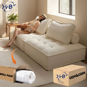 Fauteuil de compression Piedmont en velours côtelé, siège simple, pour salon, assise en tissu, luxe, carré, pour hôtel et appartement - Product Image 1