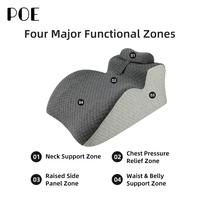 Oreiller de soutien multifonctionnel et personnalisable en mousse à mémoire de forme, coussin ergonomique haute densité pour la vente en gros (OEM bienvenu)