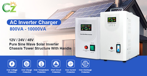 Changzhi Home Solar Power Solution Single 24V 1000VA-<strong>3KVA</strong> 800W-1200W Inverter <strong>UPS</strong> Battery Backup 98% Efficiency MPPT Controller - Product Image 5