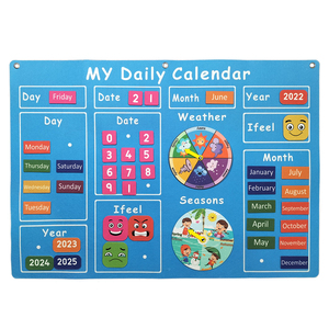 Pezzi di Storyboard di feltro oceanico insegnamento interattivo <span class=keywords><strong>storie</strong></span> di bordo di flanella per attività in età prescolare per bambini regali di giocattoli artigianali - Product Image 5