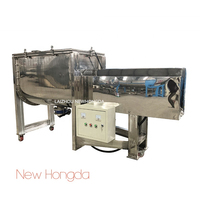 Mélangeur à ruban de petite taille haute capacité de 50 kg, mélangeur de poudre détergente avec pulvérisateur liquide, machine CE à vendre 100 kg