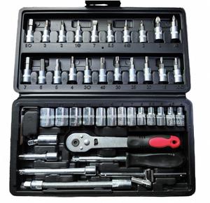 Bộ dụng cụ sửa chữa ô tô 216 món, hộp kim loại chắc chắn 1 ngăn, hỗ trợ OEM, gồm dũa kim loại, cờ lê, dụng cụ sửa chữa ô tô - Product Image 6